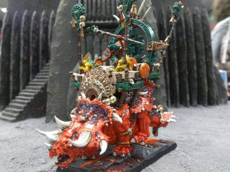 Stegadon Engine of the Gods by onlyonepinman