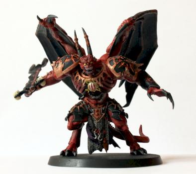 Daemon prince of Khorne. by Ellhil