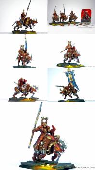Chaos Skullcrushers of Khorne by thestudyofshadow
