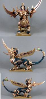Khemrian Warsphinx by Noctule Mini Art