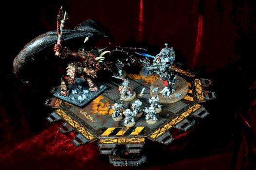 Daemon Lord VS Grey Knights 2nd view by Slydog