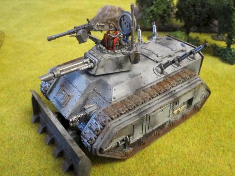 Death Korps of Krieg Chimera by RavensNestPainting