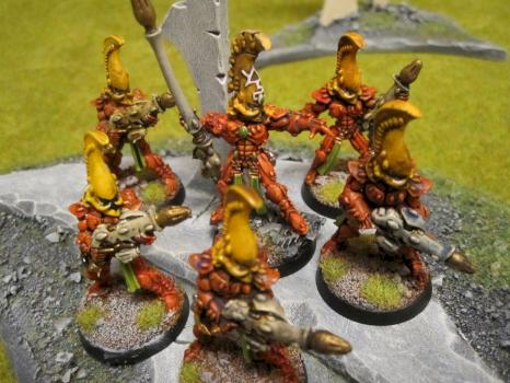 Eldar Fire Dragons by RavensNestPainting