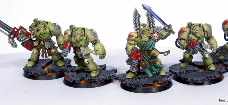 Deathwing Terminators Squad by thestudyofshadow