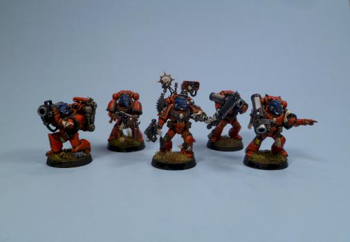 Blood Angels Devastator Squad by slickwilly79
