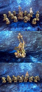 Nurgle Herald & Nurgle Plaguebearers / Hérault de Nurgle & Portepestes by Wagrame &amp; Figruine