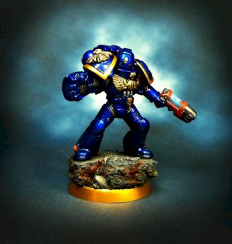 Space Marine Tactical Squad Sarjent by arus