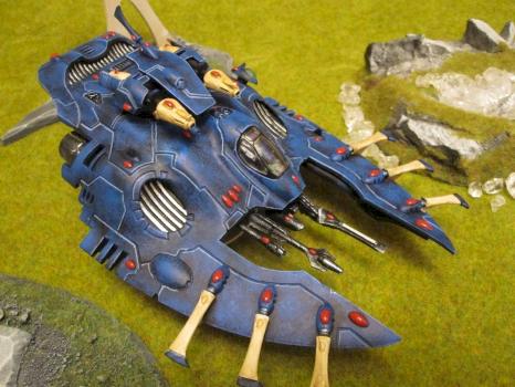 Eldar Alaitoc Wave Serpent by RavensNestPainting