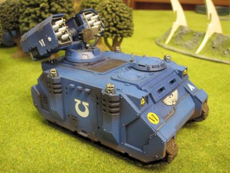 Ultramarines Whirlwind by RavensNestPainting