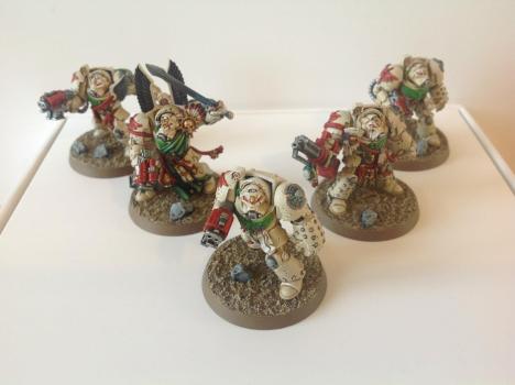 Deathwing Terminators Squad / Escouade de Terminators Deathwing by Wagrame &amp; Figruine