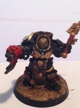 chaplain in terminator armor by EvilPiggiegaming