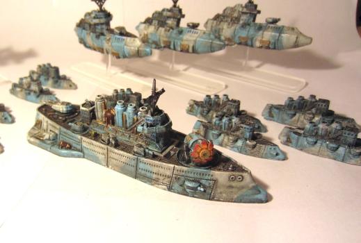 Dystopian Wars: French Fleet by TheIronSoldier