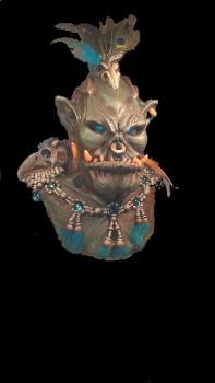shamen bust painted 1:1 by apocalypse.