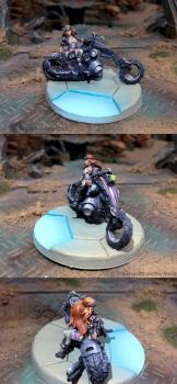 Penthesilea Amazon Biker (Bootleg) by Drobbit