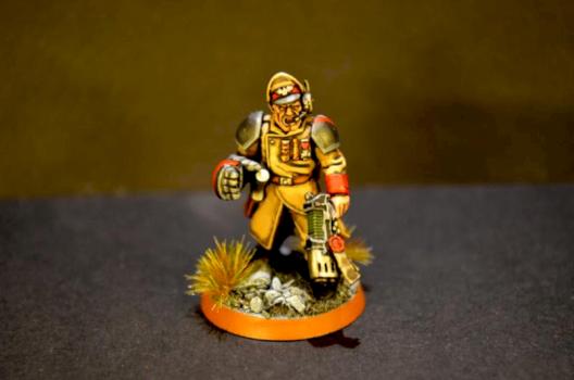 Company Commander by Platoon Sgt.
