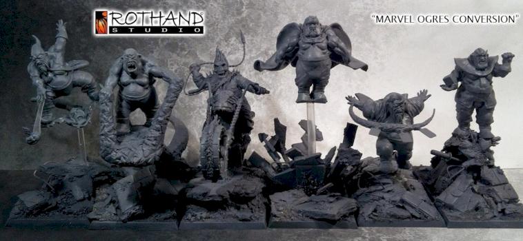 Marvel ogres conversion part 2 by Rothand Studio