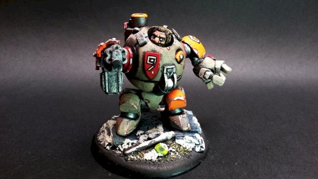Sci-fi Dwarf Mech Suit - painted by Gidran