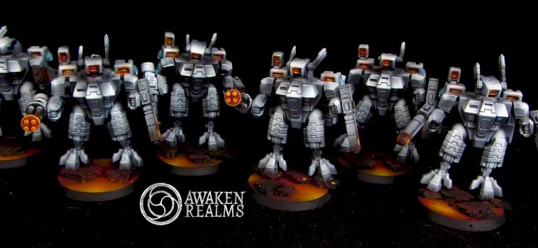 Tau XV8 Battlesuits by Awaken Realms