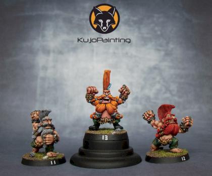 Grim IronJaw's Bloodbowl Slayer Wrecking Crew by KujoPainting