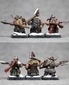Norse Dwarf Warriors by Reka Dvegrsson
