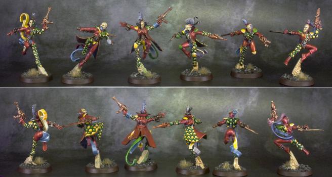 Harlequin Troupe by AlamoMelt