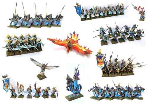 High Elves Phoenix Warhost by vermin`