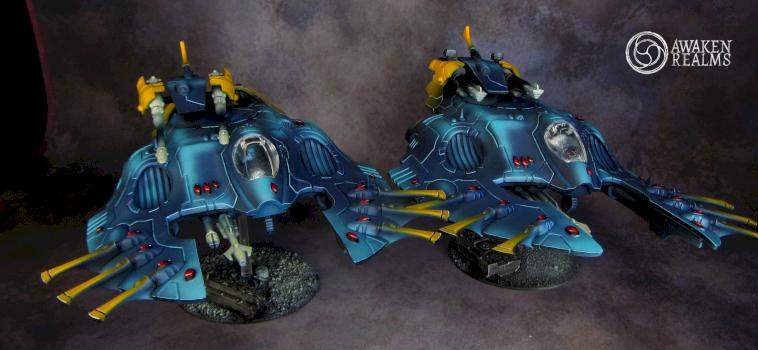 Eldar Alatoic Wave Serpents by Awaken Realms