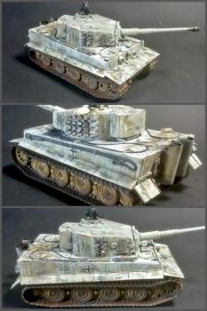 Bolt Action / Tiger I Ausf. E with zimmerit / scale 1/56 by The Tightheadprop