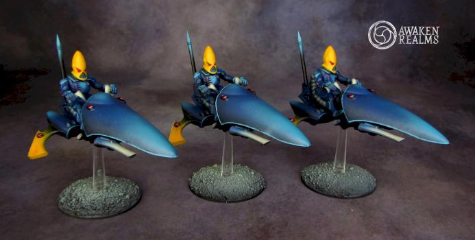 Eldar Alatoic Jetbikes by Awaken Realms