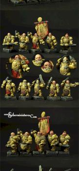 Dwarves Cannoneers by Scibor