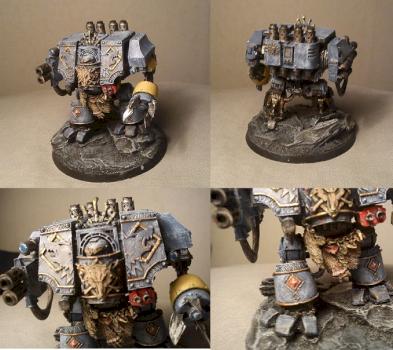 Space Wolves Venerable Dreadnought by Ulfwerener