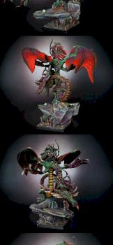 Wood Elf Dragon with Sisters of Twilight by Szczurak