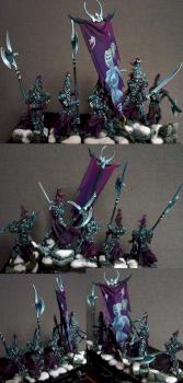Dark elfs Black guard first rank by lukatme