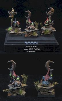 Night Goblins Boss with Squig by Camelson - hussar 2010 by WhiteRavenFactory