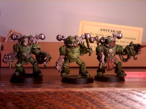 Death Plague Marines by Allyadelphine