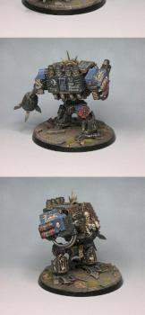 Ultramarines Forgeworld Chaplain Dreadnought 'Pullo' by winterdyne
