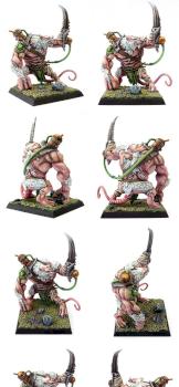Skratt, Rat-Ogre Skaven de maître du clan Moulder ! by David G