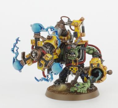 Ork Big Mek with Shokk Attack Gun by Crinklz