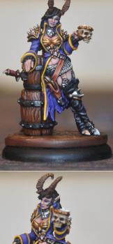 Bloody Buccaneer Brew Skarre - Cryx Warcaster for Warmachine by EmilienWILD