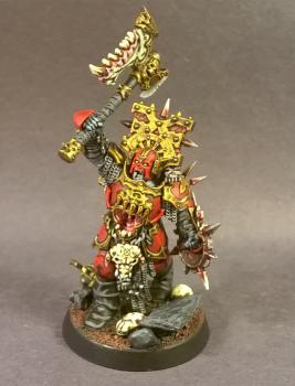 khorne Blood Warrior #3 by mikecarrero