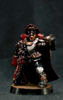 Commissar with chainsword & bolterpistol by zxf138956zxf
