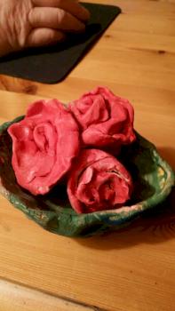 Bowl of roses by LouiseTSL