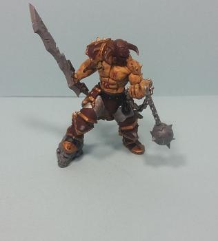 Games Workshop Miniatures: Chaos Slaughter Priest (Work In Progress) by thewartoad