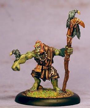 Quosk Ravensire, Half-Orc Druid by Royal Curator