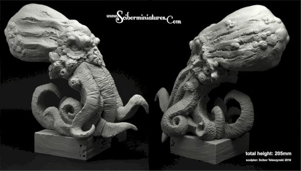 Cthulhu bust by Scibor