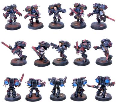 Blood Angels Death Company Squad 2 by nazgash