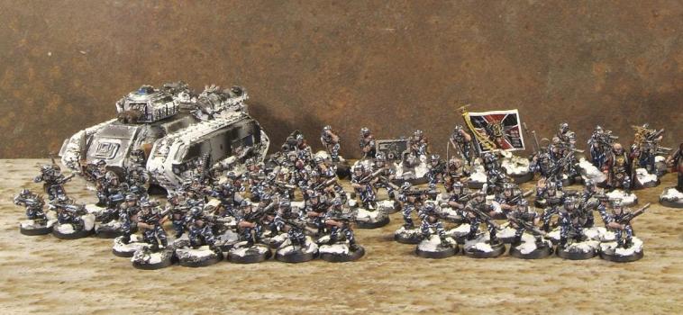 Imperial Guard Cadian Army by IRKUCK