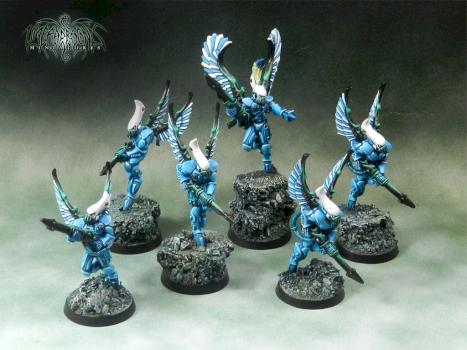 Swooping Hawks by Umbra Draconis