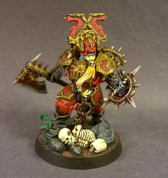 khorne Blood Warrior by mikecarrero
