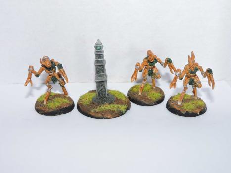 sentry stone & manikins circle orboros by rafaelinium